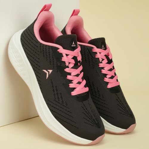 AVANT Womens PaceX Running Shoes (AVWSH073CL01UK6_UK6_Black/Pink) - Image 2