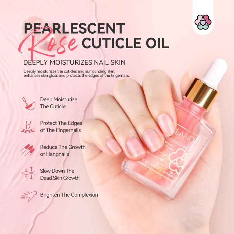 SAVILAND Cuticle Oil Vitamin E: 40ml Rosehip Nail Growth Oil Jojoba Mineral Nail Oil Plant-based Cuticle Oil For Nail Ultra Nourishing Repair Nail Strengthener For Thin Weak Damaged Nails - Image 4