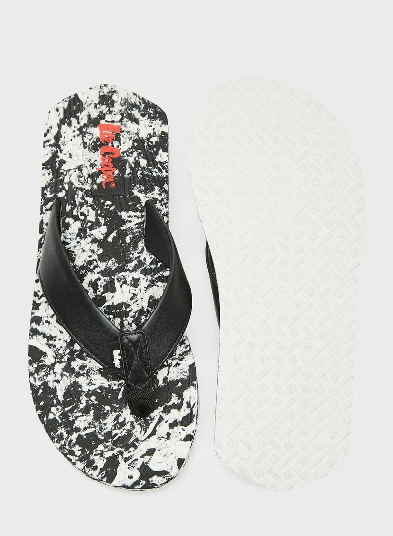 لي كوبر Logo Flip Flops