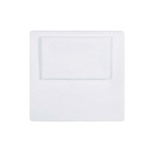 TRULY SOFT Everyday Sheet Set White Polyester 4-Piece Full Sheet Set, Solid Color Themed, Adult Bedding, Oeko-TEX Certified - Image 3