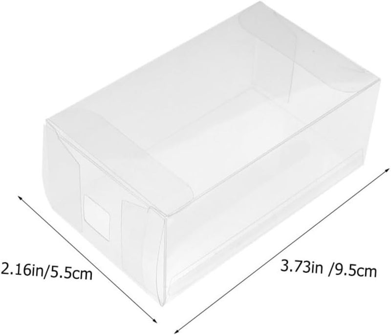 IMIKEYA 12pcs Square Tiramisu Cake Boxes 5.5x9.5x3.8inch Baking Cake Carrier Containers for Bakery Packaging and Dessert Takeout - Image 2