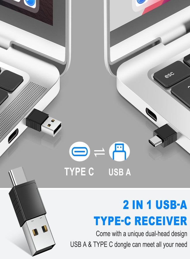 DinoFire USB C Rechargeable Presentation Remote with Red Light,Wireless Preseter PPT Slide Clicker Advancer for MacBook Laptop Computer - Image 2