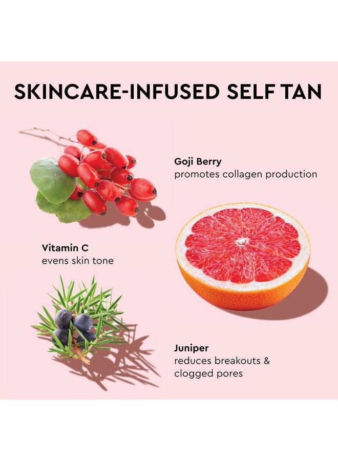Tanologist Fake Tan Mousse Light (200 ml) Clear Self Tanning Foam For Sensitive Skin Dermatologist Approved Clean Ingredients & Vegan - Image 4