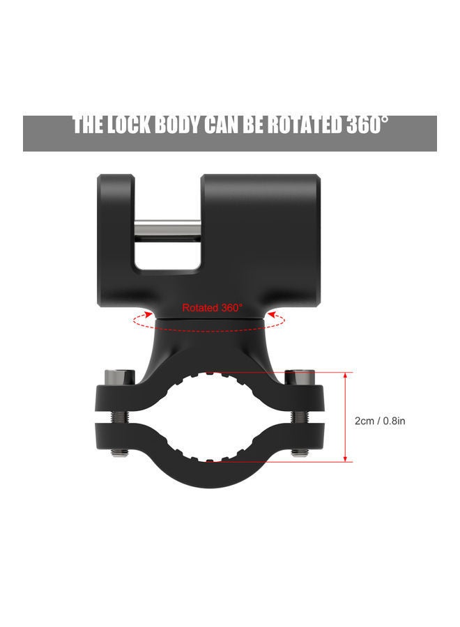 NIBEMINENT Anti-theft Multifunctional Bicycle Helmet Lock - Image 5
