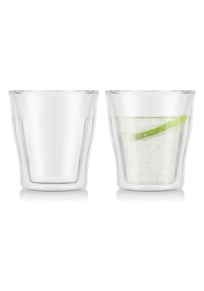 Bodum Copenhagen Double Wall Glasses 250ml, Set of 2 - Image 1