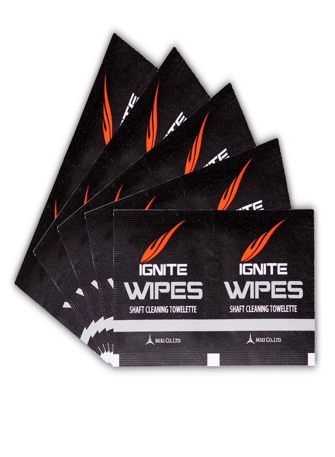 Ignite Wipes Pool Billiard Cue Shaft Cleaning Towelettes 10 pcs - Image 1