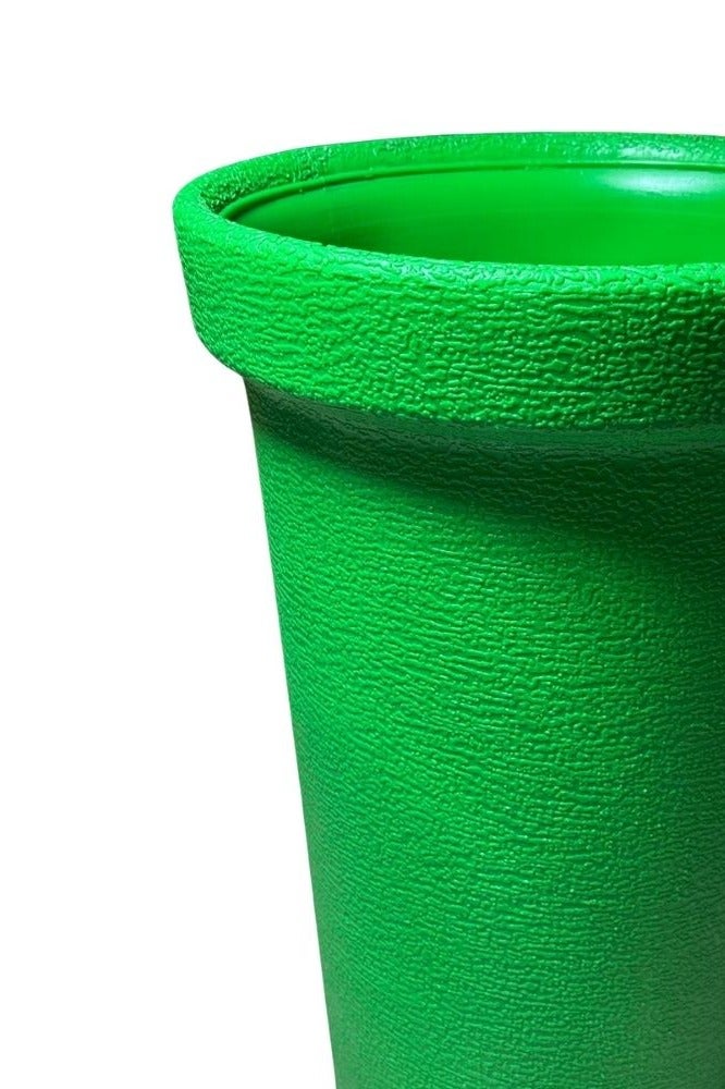 إس إن إتش وعاء زهور بلاستيكي متين - حاويات نباتات داخلية وخارجية متعددة الاستخدامات، مثالي للاستخدام في البستنة والحضانة، مقاس 16 بوصة - لون أخضر - Image 3