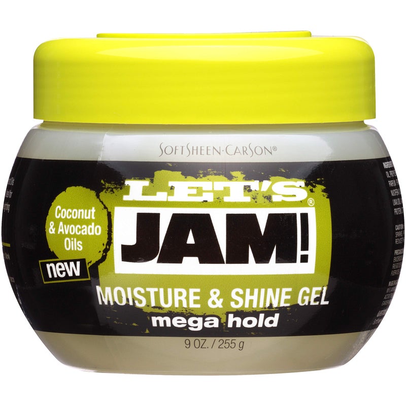 SOFT SHEEN SoftSheenCarson Lets Jam Shining and Conditioning Gel by Dark and Lovely Mega Hold for all Hair Types with Coconut Oil and Avocado Oil No Parabens No Mineral Oil 9 oz - Image 3