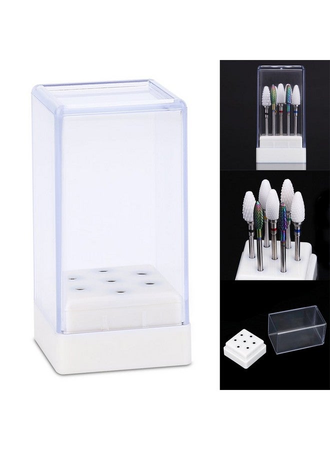 Rotekt 7 Holes Nail Drill Heads Bits Holder Organizer Box Container For Nail Grinding Heads Display - Image 4