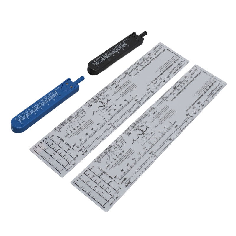 EKG Calipers: 4.5 Inch Adjustable Copper Set With Clip + Transparent EKG Ruler 9.4 Inch - Lightweight Portable Reusable Electrocardiogram Tool for Nurses, Nursing Students, Emergency Services - Image 5