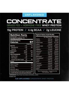 Muscle Feast Grass-Fed Whey Protein Concentrate Powder, All Natural Hormone Free Pasture Raised, Unflavored, 5Lb (94 Servings)  - Image 4