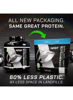 Muscle Feast Grass-Fed Whey Protein Concentrate Powder, All Natural Hormone Free Pasture Raised, Unflavored, 5Lb (94 Servings)  - Image 2