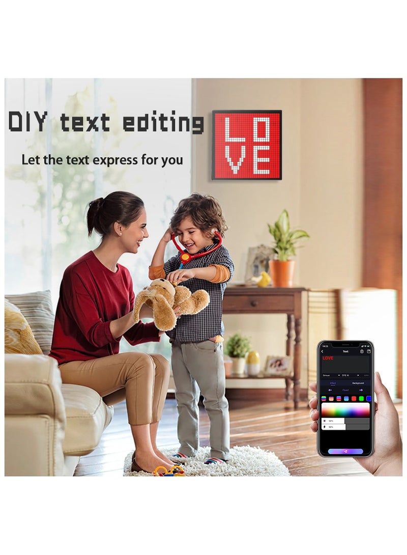 LED Pixel Display, 32x32 Programmable LED Screen with APP Control for Home Decoration, Business Advertisement - Image 3