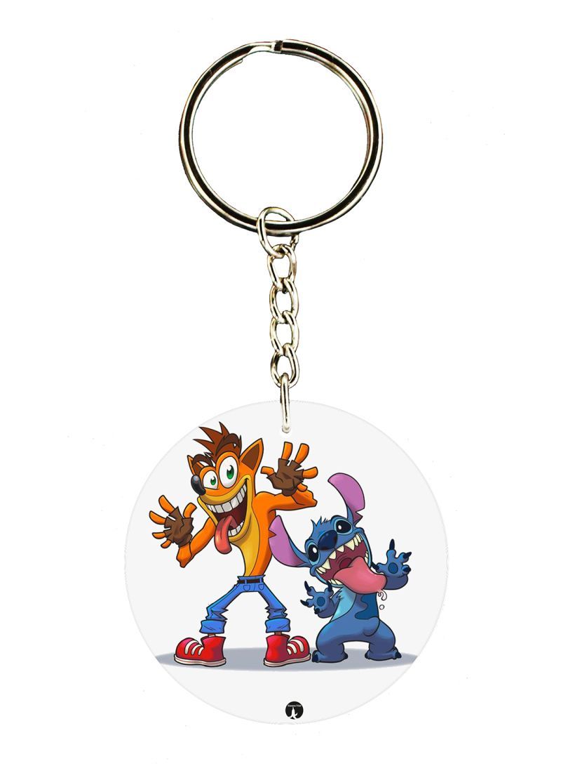 RKN Crash And Stitch Printed Keychain
