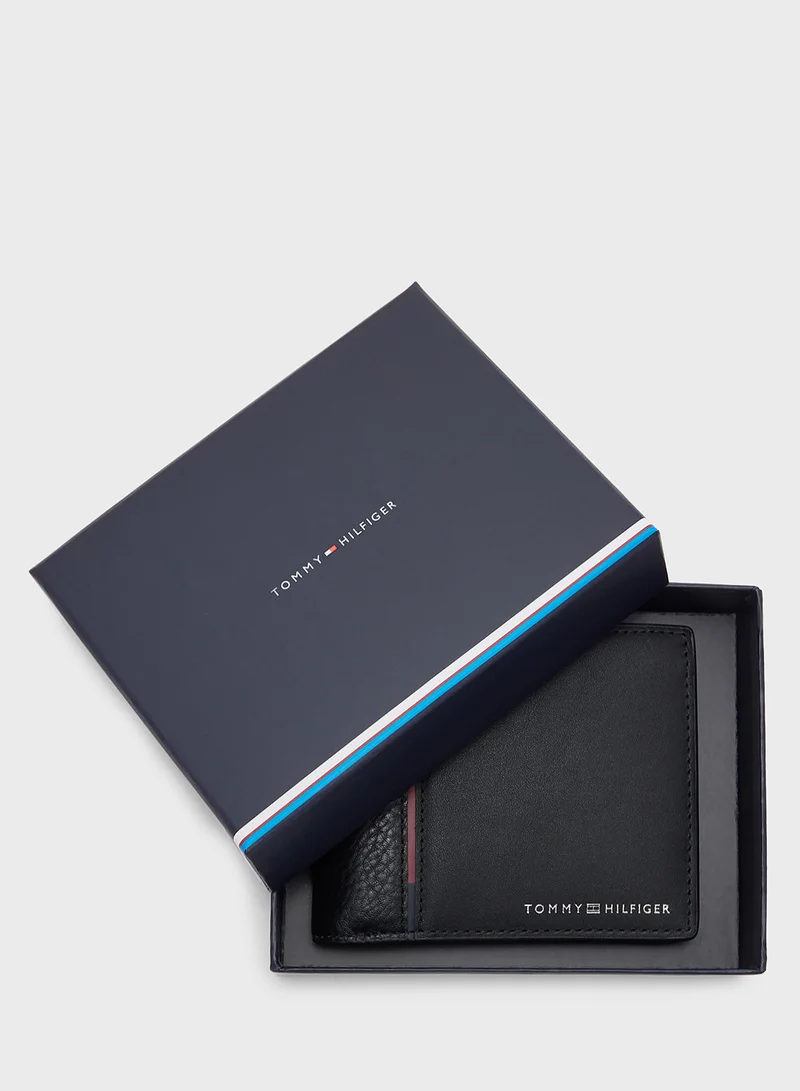 تومي جينز Logo Bifold Wallets