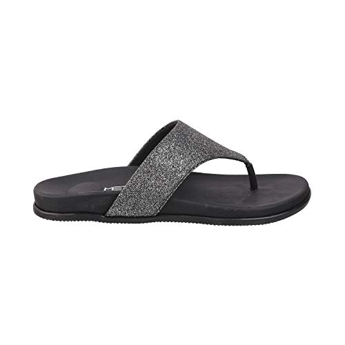 Metro Women's Silver Faux Leather Slip-on Fashion Sandals UK/6 EU/39 (32-1356) - Image 2