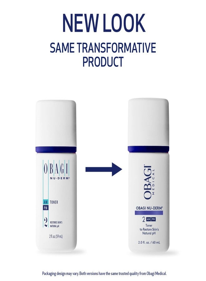 Obagi Medical تونر أوباجي نيو-ديرم - خالي من الكحول، تونر متوازن غير مجفف مع هازل الساحرة وصبار الألوة، آمن للبشرة الحساسة - 2 أونصة، حجم السفر - Image 2