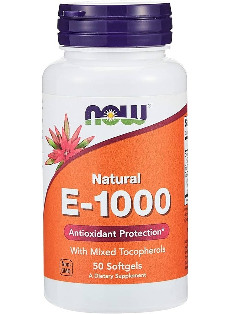 Now E-1000 Softgels 50's - Image 1