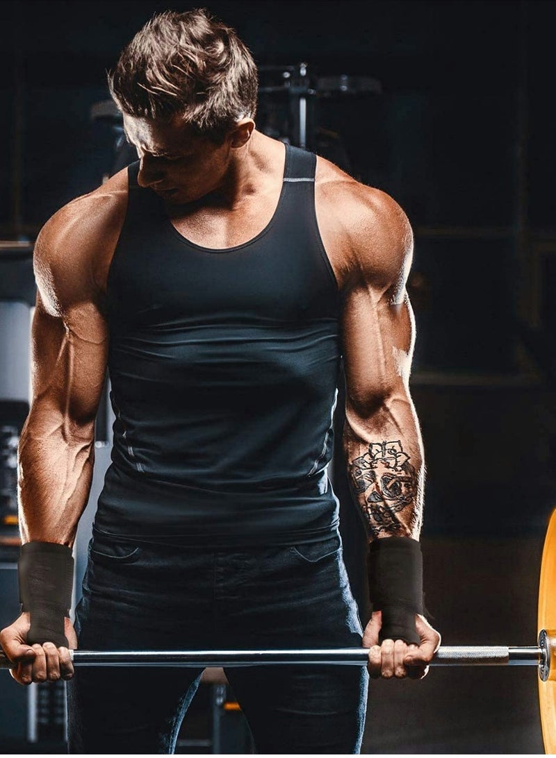 كاست ويف خطافات رفع الأثقال ذات المقبض غير القابل للانزلاق من مادة النيوبرين السميكة المبطنة مع أقصى دعم للمعصم وقابلية للتعديل ومقابض رفع - Image 5