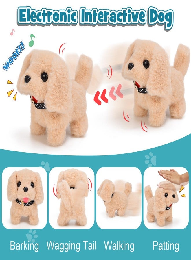 G.C 22Pcs Dog Toys for Kids Doctor Kit, Walking Barking Electronic Interactive Stuffed Dog Vet Kit Costume Pretend Play Puppy Pet Care Veterinarian Playset, Gifts for Kids Girls 3 4 5 6+ Year Old - Image 3