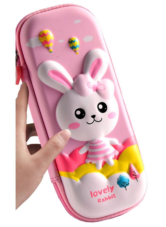 صندوق أدوات مكتب متعدد الوظائف للأطفال برسومات كرتونية أرنب ثلاثية الأبعاد - Image 1