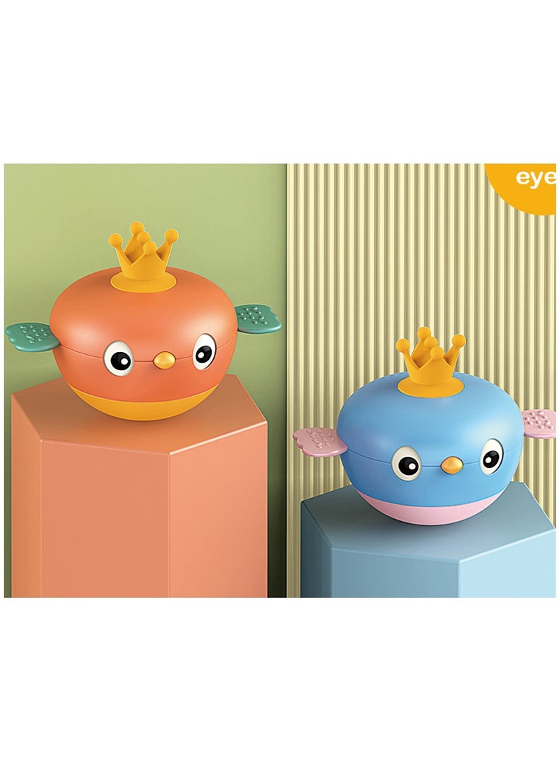 Bird Tumbler - Infant Toys with Jiggling Eyes and Wind Chime Sounds-Assorted color - Image 2