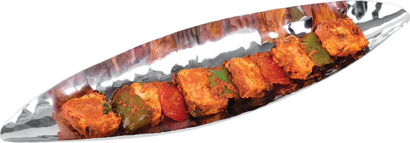 smart serve Smartserve Tribal Serving Platter Stainless Steel Set of 1 - Image 5