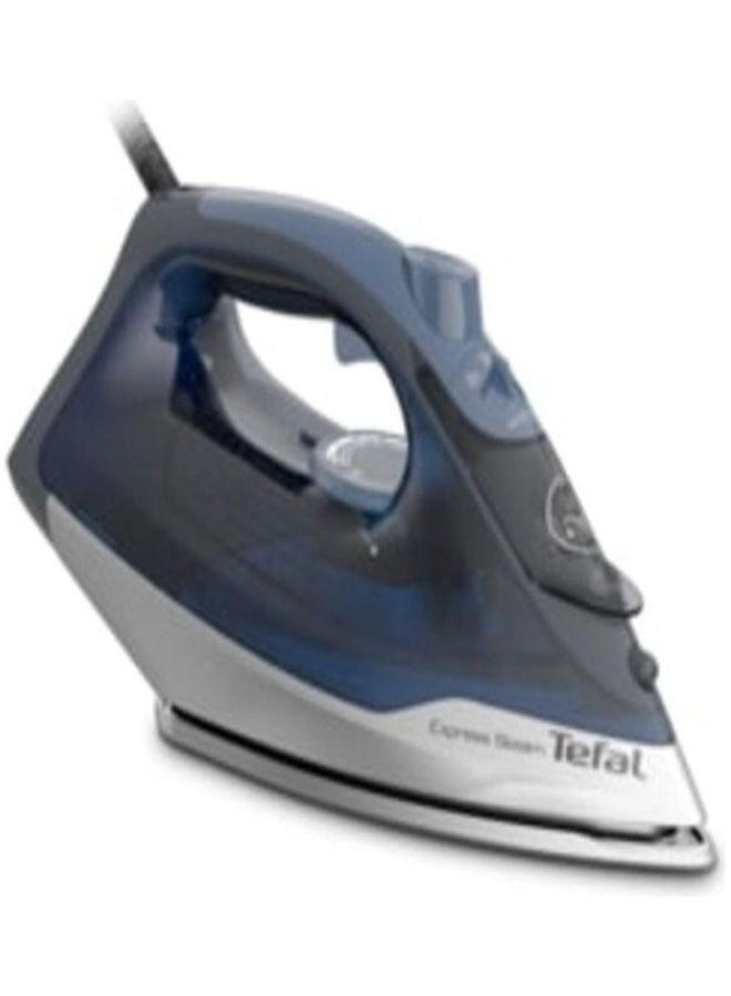 Tefal Steam Iron Express Steam Plus, 45g/min, Auto-off, 300 ml 2500 W FV2868E2 Blue - Image 1