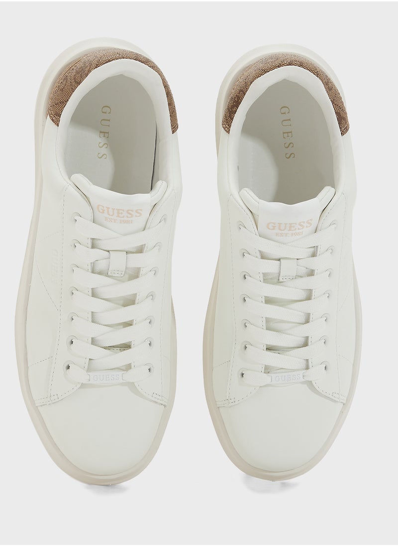 Logo Detailed Lace Up Low Top Sneakers