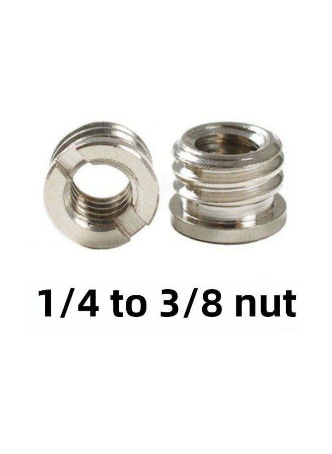 Generic PTZ Base Conversion Screw 1/4 Interchange 3/8 Tripod Foot Nail Camera Quick Mount Plate Screw Lamp Frame Conversion-Body Color:Q29 Gimbal  - Image 5