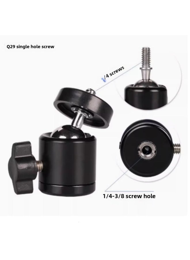 Generic PTZ Base Conversion Screw 1/4 Interchange 3/8 Tripod Foot Nail Camera Quick Mount Plate Screw Lamp Frame Conversion-Body Color:Q29 Gimbal  - Image 1