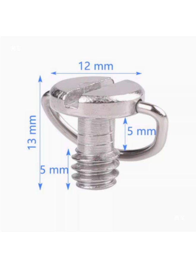 Generic PTZ Base Conversion Screw 1/4 Interchange 3/8 Tripod Foot Nail Camera Quick Mount Plate Screw Lamp Frame Conversion-Body Color:Q29 Gimbal  - Image 4