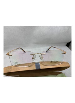 Rimless Rectangular Eyeglass Frame 3008-C-3