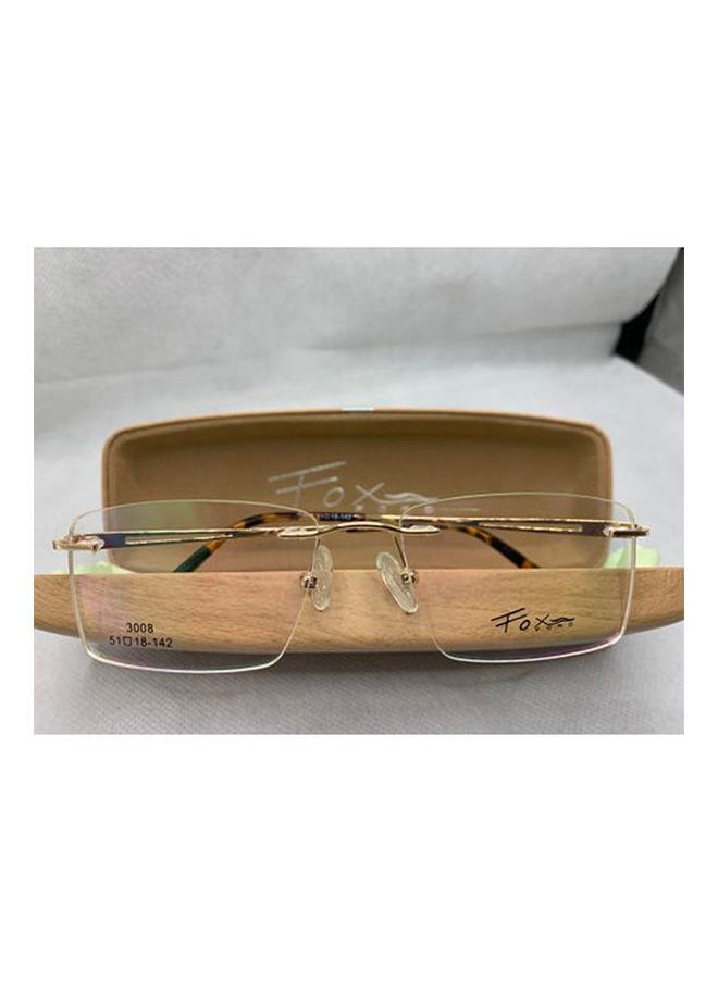Fox Ford - Rimless Rectangular Eyeglass Frame 3008-C-3 - Image 1