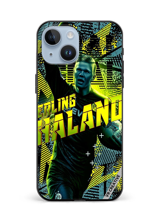 VR CREATIVE Protective Case Cover For Apple iPhone 15 Plus Haaland Design Multicolour - Image 1