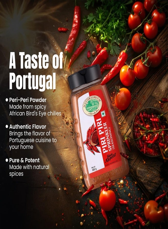 nature smith Naturesmith Piri Piri Masala (Peri Peri Powder) Sprinkler - 500g | Tangy & Spicy Seasoning Powder | Perfect for Snacks, Fries, and Grilled Dishes - Image 3