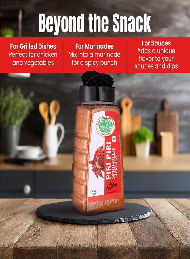 nature smith Naturesmith Piri Piri Masala (Peri Peri Powder) Sprinkler - 500g | Tangy & Spicy Seasoning Powder | Perfect for Snacks, Fries, and Grilled Dishes - Image 5