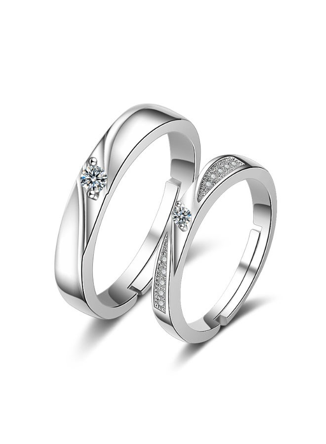 Fashion Niche High-End Personalized Adjustable Ring - Image 1
