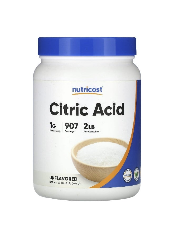 Nutricost Nutricost, Citric Acid, Unflavored, 32 oz (907 g)  - Image 1