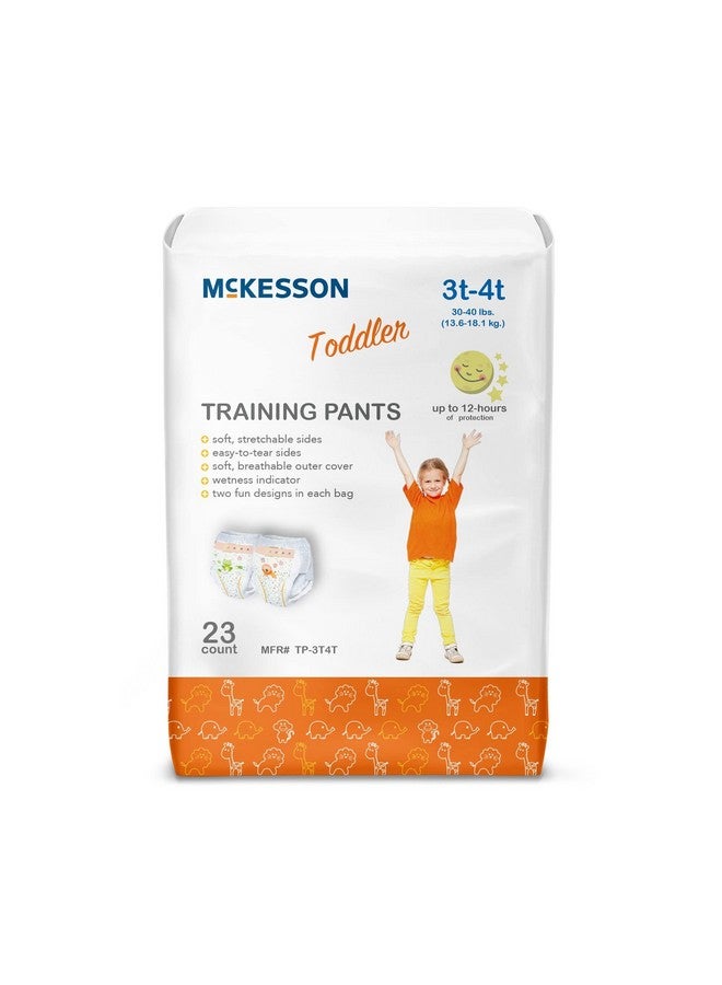 McKesson Toddler Training Pants, 3T to 4T - Disposable, Pull-On with Tear-Away Seams - 30 to 40 lbs, 23 Count, 1 Pack - Image 1