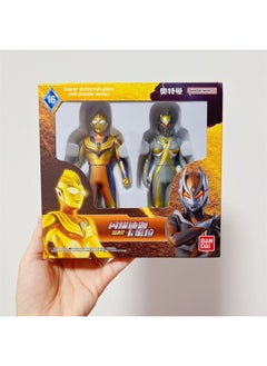 Generic Authentic Bandai Dinosaursaurio Agrux Race King Tao Man Monster Battle Soft Rubber Doll Toy Action Figure Collectible For Kids-Color:69071 Super Decisive Battle  - Image 1