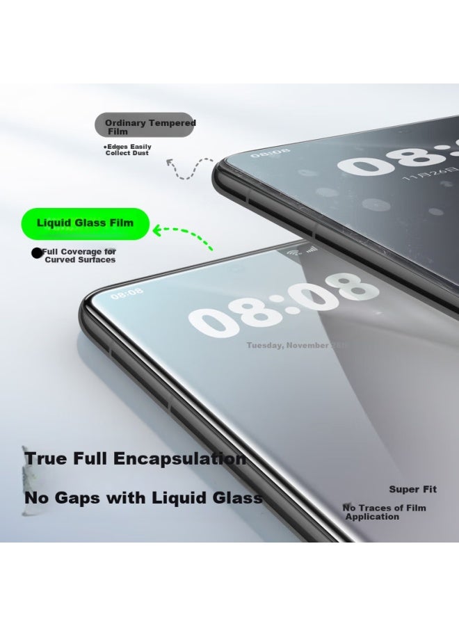 Smartdevil Huawei Pura70pro Phone Film P70pro+/ultra Curved Microcrystalline Full Glue Tempered Soft Film Dust-free Warehouse Full Screen Hd Anti-fall Protection Phone Film - Image 2