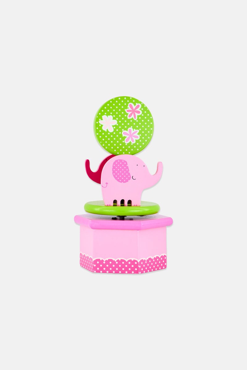 FIESTA Pink Elephants Wind Up Music Box - Image 5