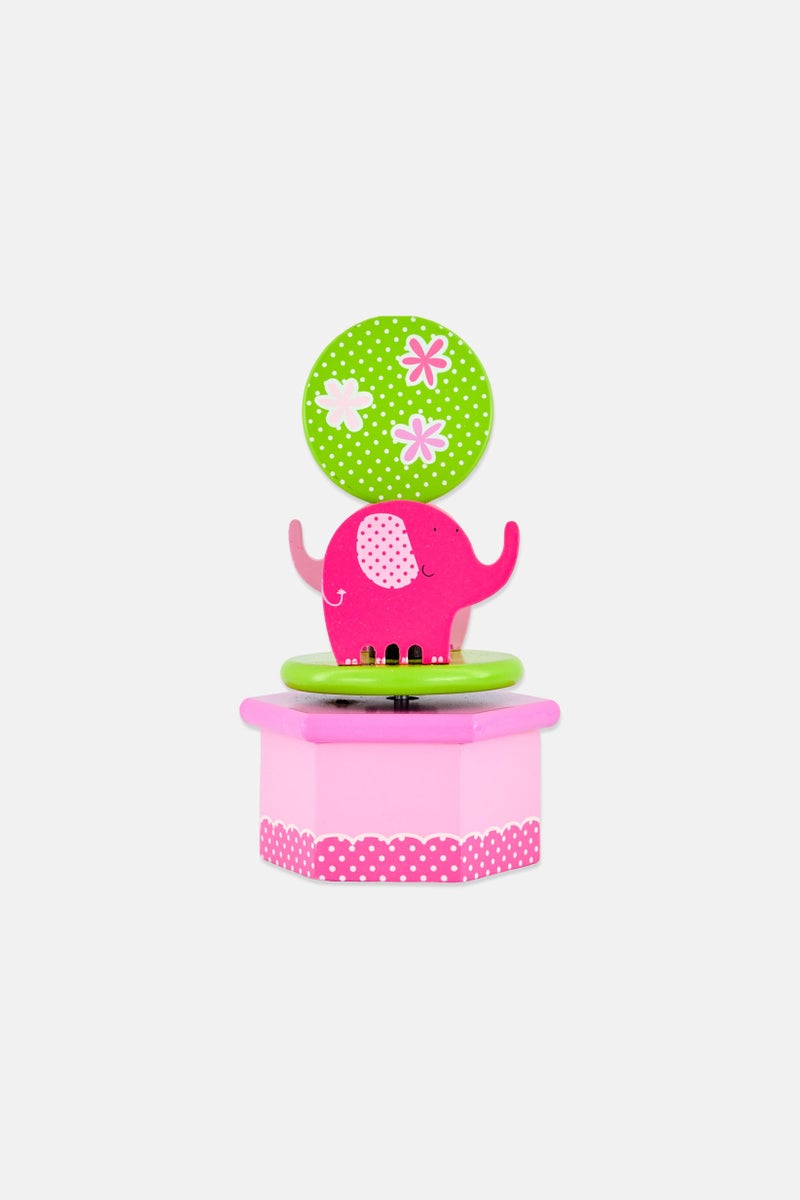 FIESTA Pink Elephants Wind Up Music Box - Image 4