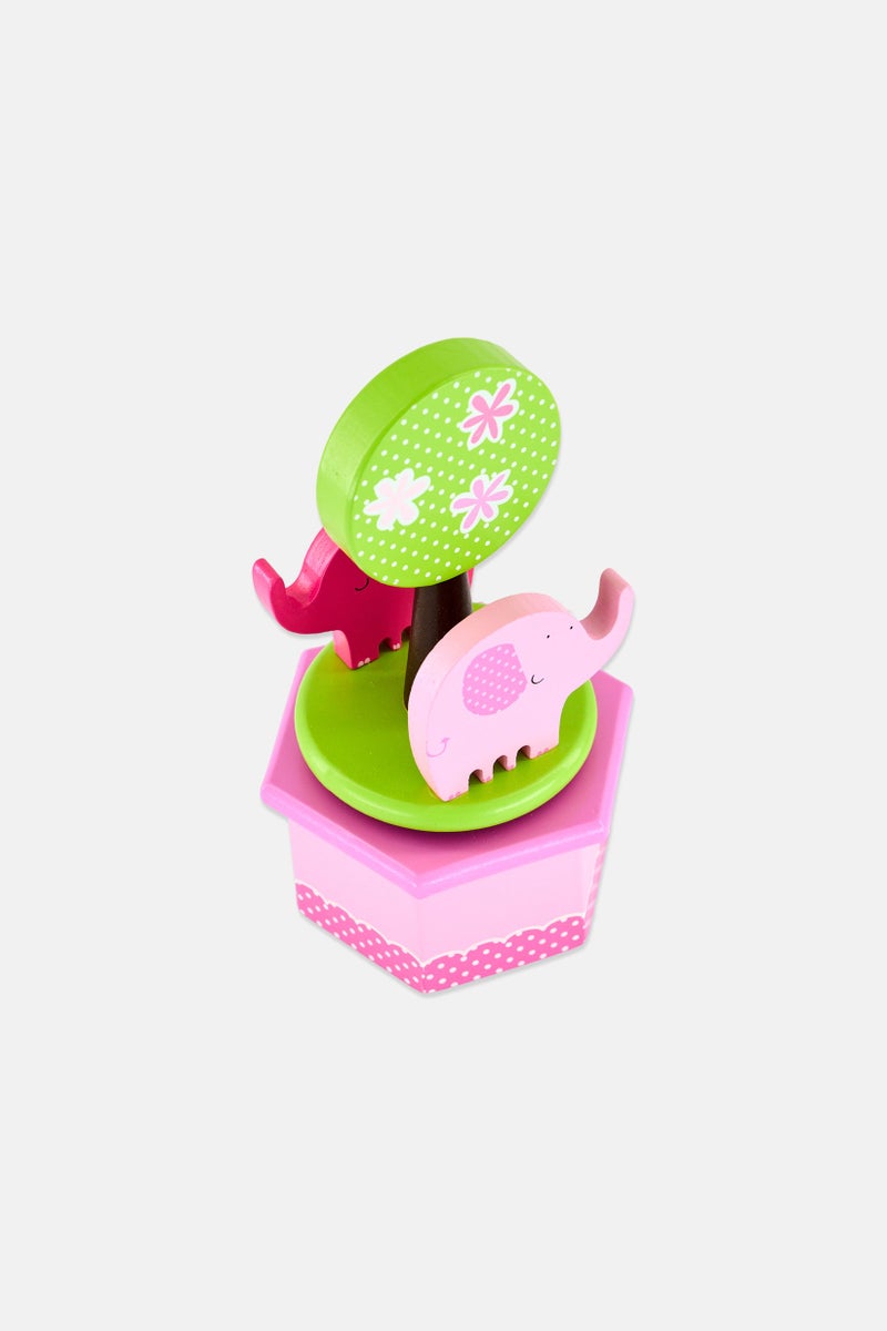 FIESTA Pink Elephants Wind Up Music Box - Image 2