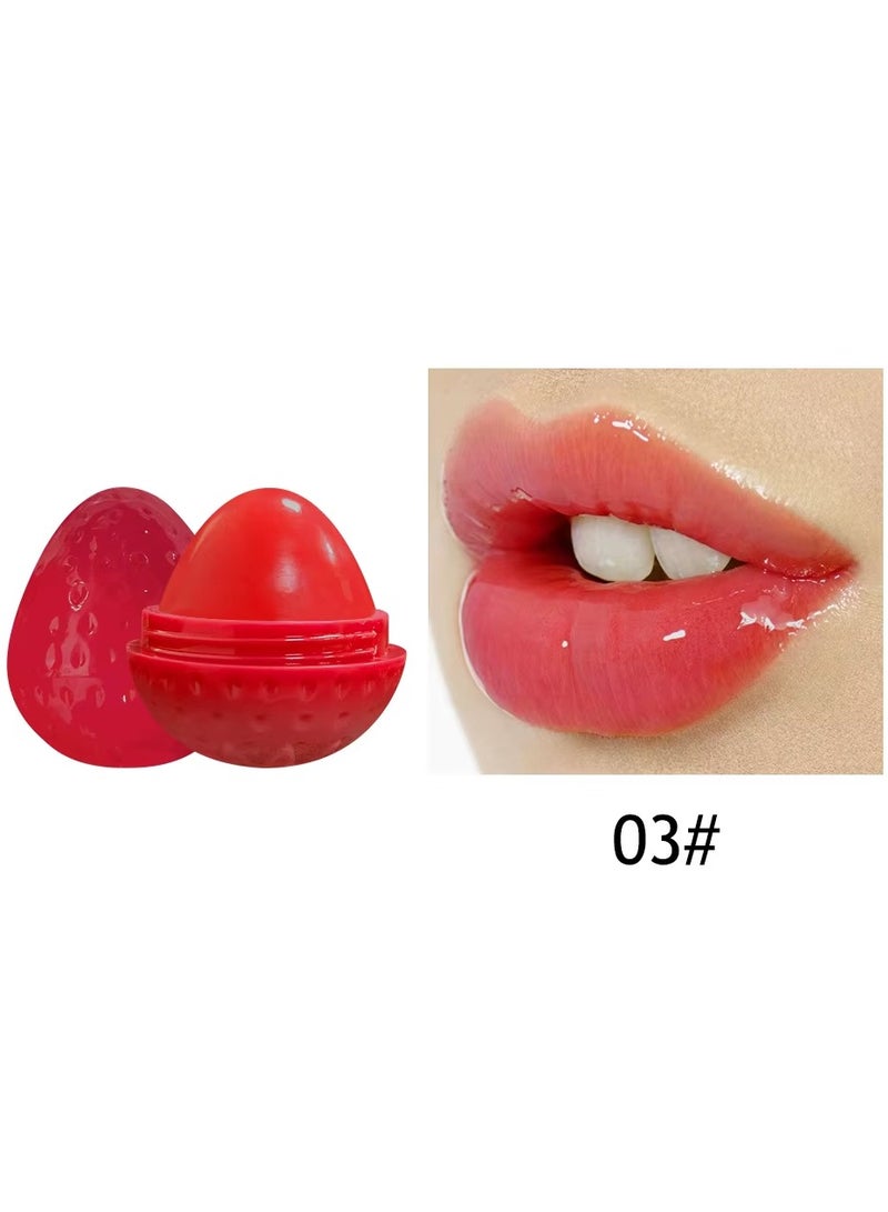 Strawberry Lip Balm, Color Changing Lip Balm - Image 2