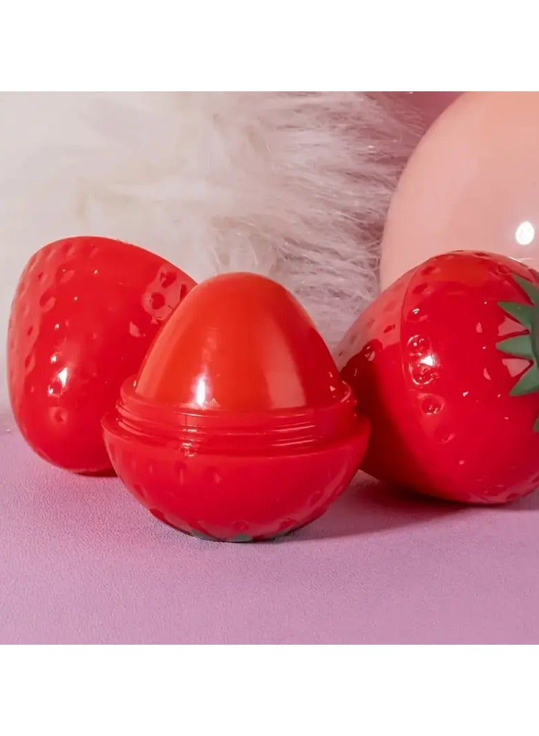 Strawberry Lip Balm, Color Changing Lip Balm - Image 3
