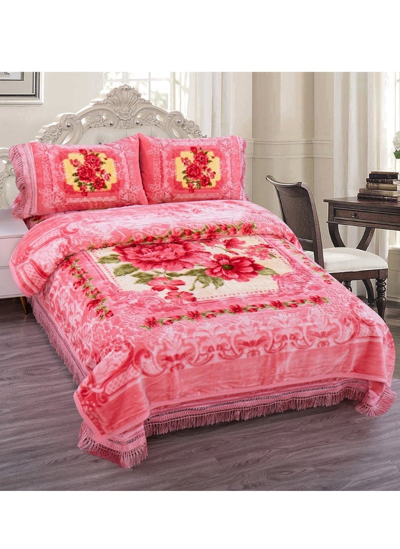 Stargold - Korea Quality Blanket Set of 4 Pieces King Size Super Soft Double Ply Combo Blanket - Image 1