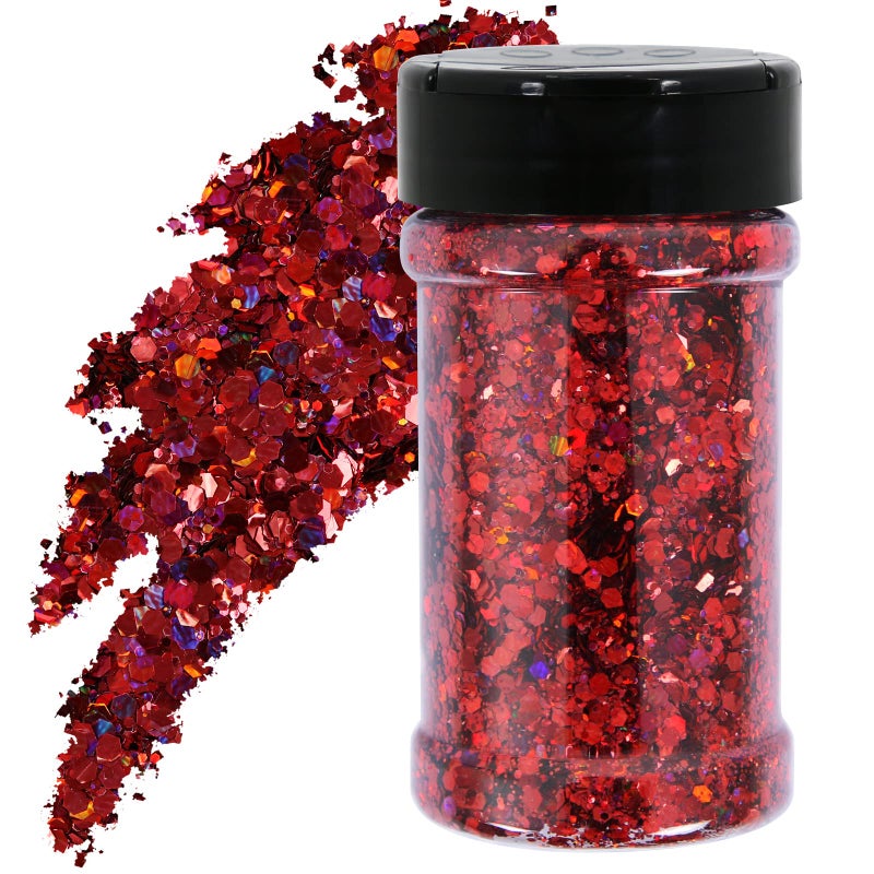 غليتر هولوجرافيك أحمر 4 أونصات من TORC