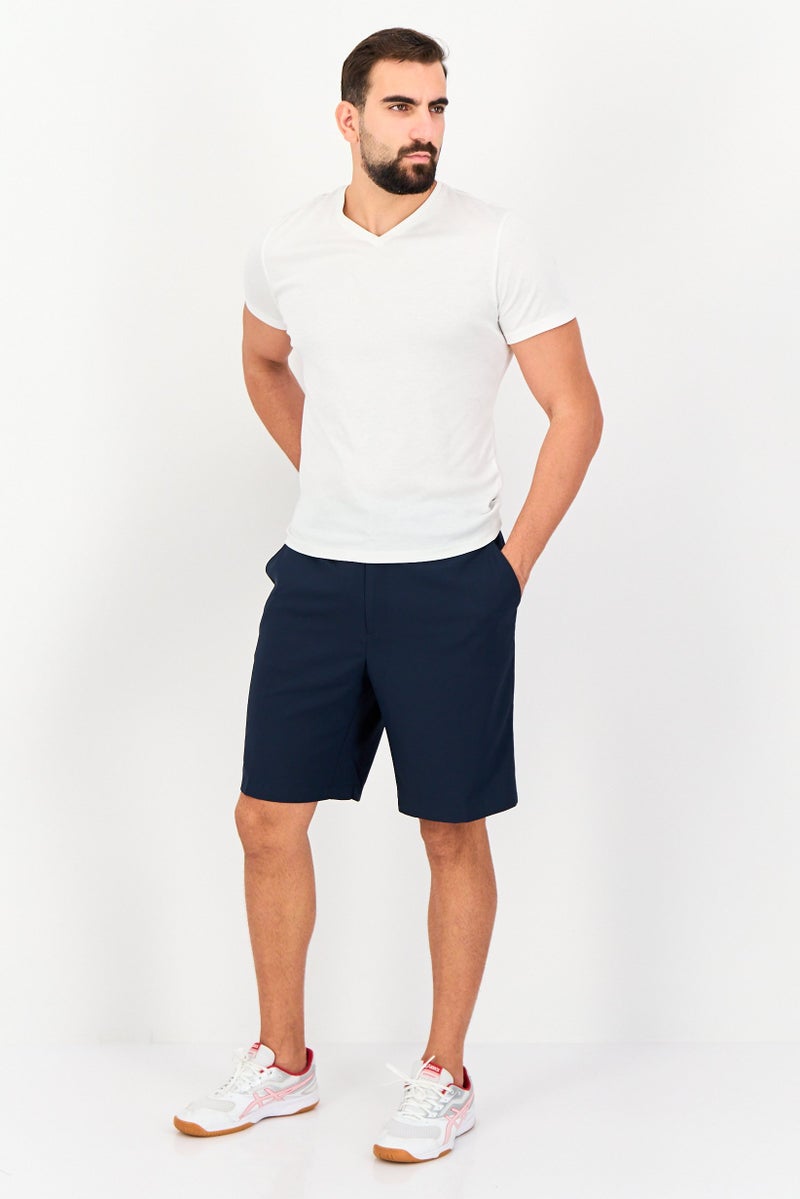 Greg Norman شورتات جولف رياضية للرجال، لون أزرق داكن - Image 4